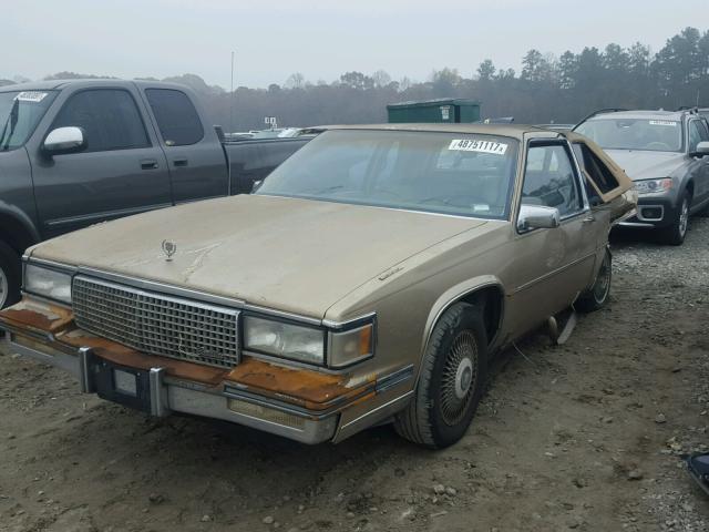 1G6CD118XH4274518 - 1987 CADILLAC DEVILLE GOLD photo 2