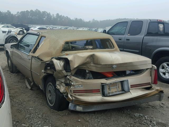 1G6CD118XH4274518 - 1987 CADILLAC DEVILLE GOLD photo 3