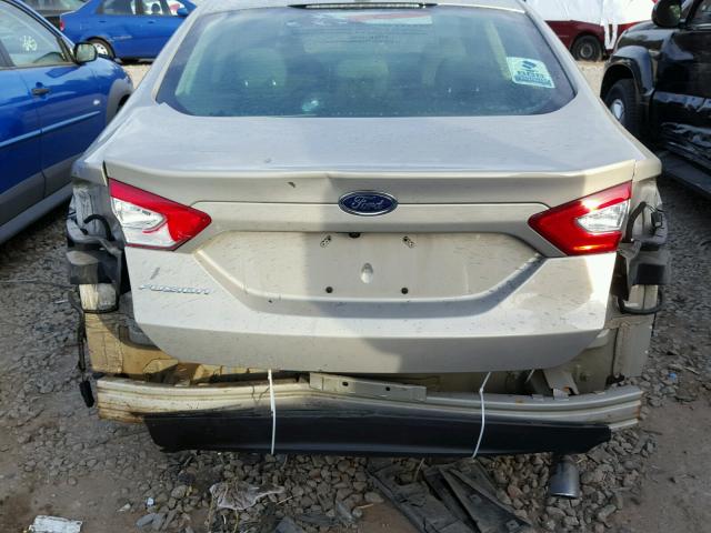 3FA6P0G78FR194624 - 2015 FORD FUSION S SILVER photo 9