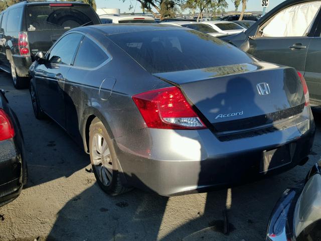 1HGCS1B36CA013534 - 2012 HONDA ACCORD LX GRAY photo 3