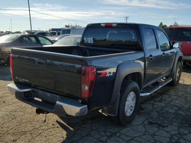 1GCDT136368213694 - 2006 CHEVROLET COLORADO BLACK photo 4