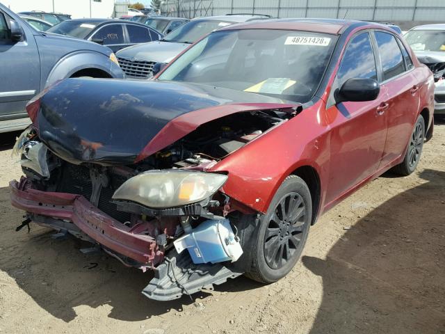 JF1GE6B64AG507955 - 2010 SUBARU IMPREZA 2. BURGUNDY photo 2