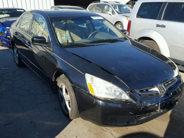 1HGCM56805A176027 - 2005 HONDA ACCORD EX BLACK photo 1