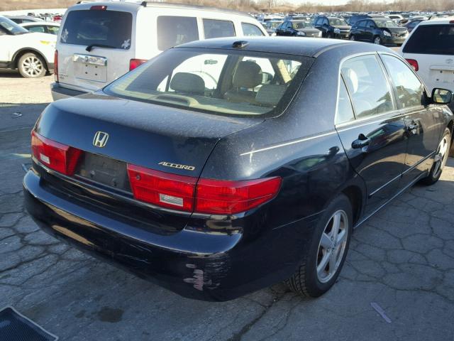 1HGCM56805A176027 - 2005 HONDA ACCORD EX BLACK photo 4