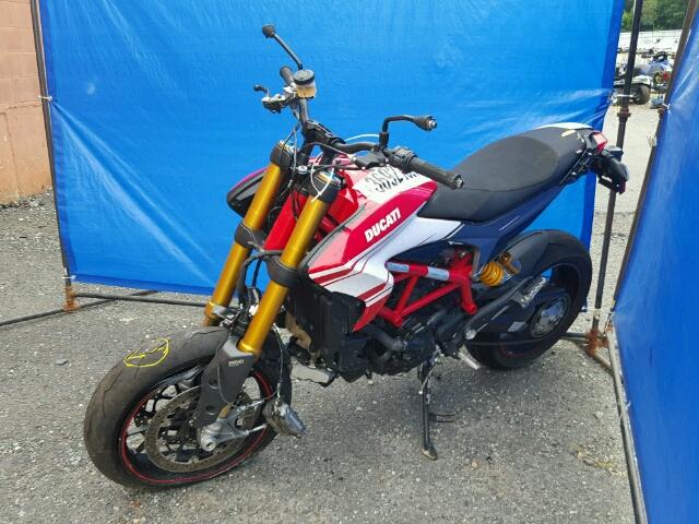 ZDM1YBJS2HB013544 - 2017 DUCATI HYPERMOTAR RED photo 2