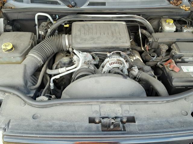 1J8HH48N66C355161 - 2006 JEEP COMMANDER BLACK photo 7