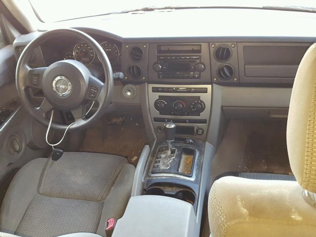 1J8HH48N66C355161 - 2006 JEEP COMMANDER BLACK photo 9