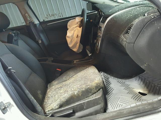 1G1ZC5EB4AF178555 - 2010 CHEVROLET MALIBU 1LT WHITE photo 5