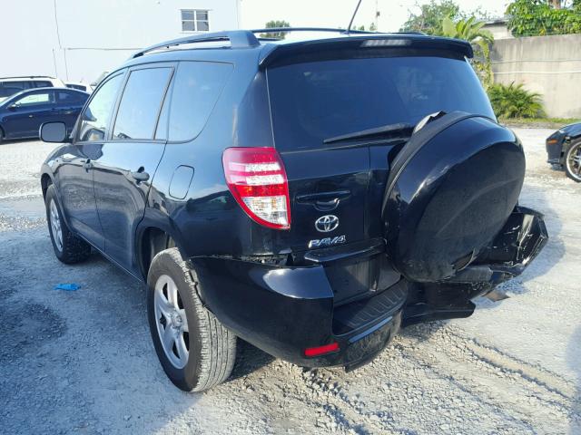 2T3KF4DV0CW145253 - 2012 TOYOTA RAV4 BLACK photo 3