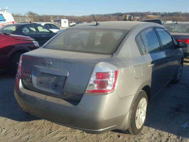 3N1AB61E58L739409 - 2008 NISSAN SENTRA 2.0 GRAY photo 4