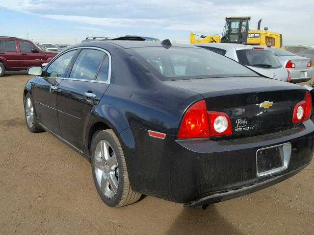 1G1ZC5E0XCF378230 - 2012 CHEVROLET MALIBU 1LT BLACK photo 3