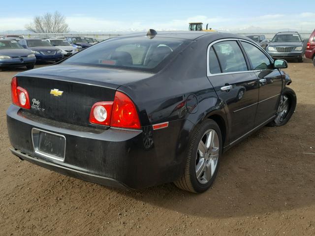 1G1ZC5E0XCF378230 - 2012 CHEVROLET MALIBU 1LT BLACK photo 4