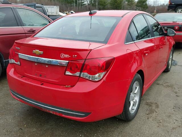 1G1PE5SB8G7222744 - 2016 CHEVROLET CRUZE LIMI RED photo 4