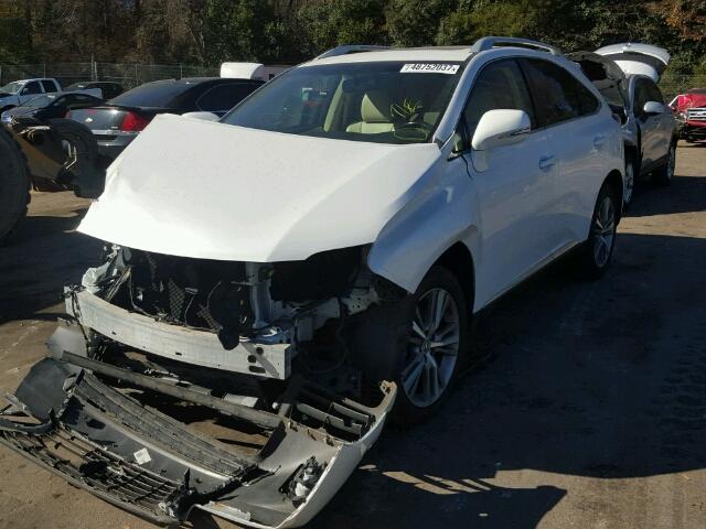 2T2ZK1BA0FC185979 - 2015 LEXUS RX 350 WHITE photo 2