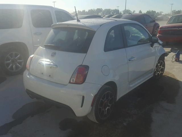 3C3CFFHHXDT654946 - 2013 FIAT 500 SPORT WHITE photo 4