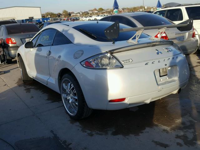 4A3AK24F07E003886 - 2007 MITSUBISHI ECLIPSE GS SILVER photo 3