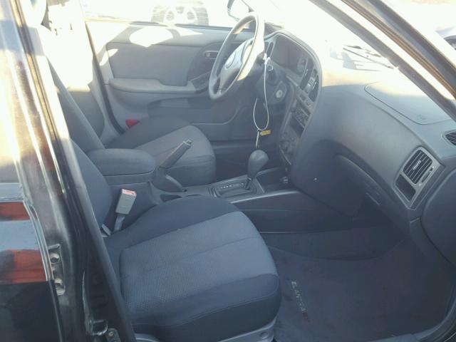 KMHDN56D75U139158 - 2005 HYUNDAI ELANTRA GL BLACK photo 5