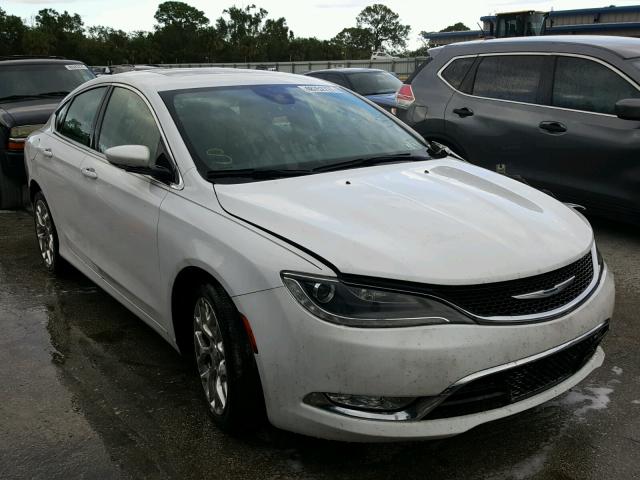 1C3CCCEG7FN601708 - 2015 CHRYSLER 200 C WHITE photo 1