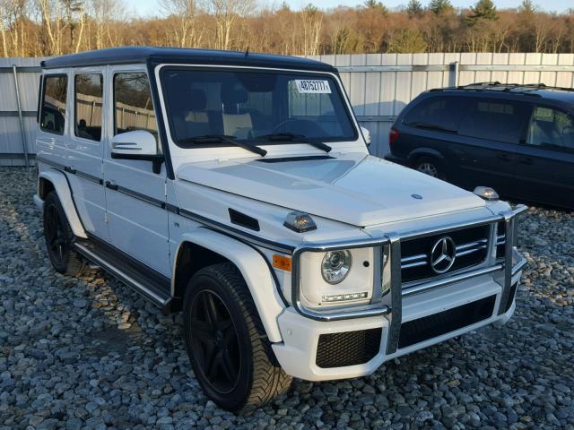 WDCYC7DF5EX217179 - 2014 MERCEDES-BENZ G 63 AMG WHITE photo 1