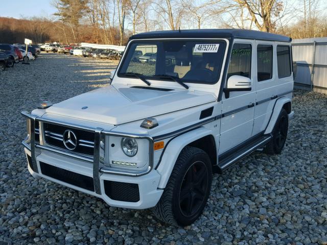 WDCYC7DF5EX217179 - 2014 MERCEDES-BENZ G 63 AMG WHITE photo 2