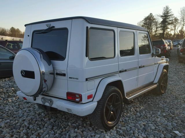 WDCYC7DF5EX217179 - 2014 MERCEDES-BENZ G 63 AMG WHITE photo 4