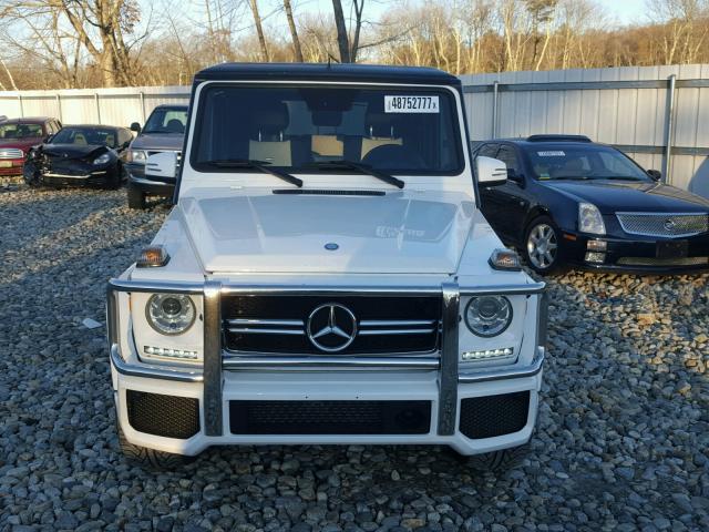 WDCYC7DF5EX217179 - 2014 MERCEDES-BENZ G 63 AMG WHITE photo 9