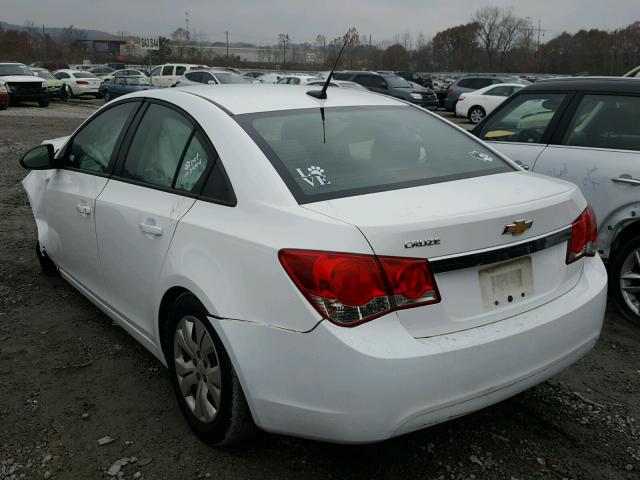 1G1PA5SH7E7132451 - 2014 CHEVROLET CRUZE LS WHITE photo 3