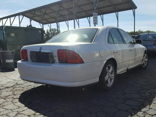 1LNHM87A22Y681234 - 2002 LINCOLN LS WHITE photo 4