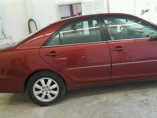 4T1BE32K43U220180 - 2003 TOYOTA CAMRY LE MAROON photo 9