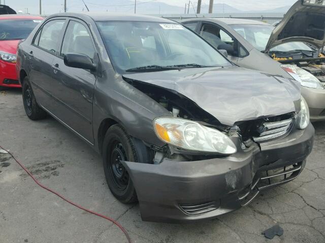 1NXBR32E14Z330345 - 2004 TOYOTA COROLLA CE GRAY photo 1