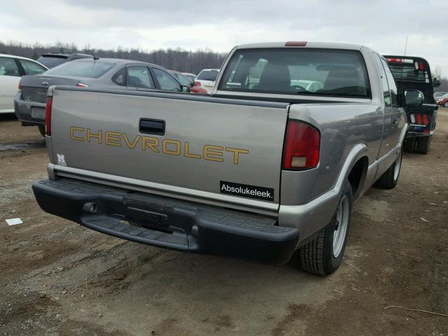 1GCCS19W128115506 - 2002 CHEVROLET S TRUCK S1 BEIGE photo 4