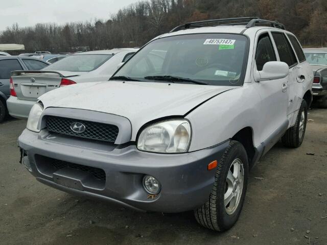 KM8SC73D54U571307 - 2004 HYUNDAI SANTA FE G WHITE photo 2