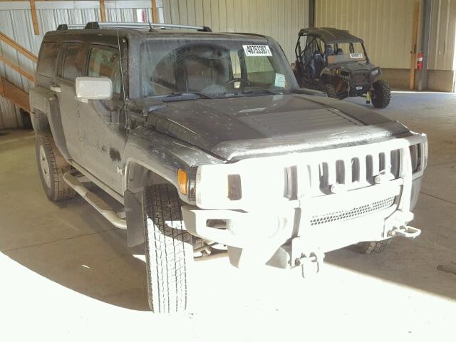 5GTDN13EX78170466 - 2007 HUMMER H3 BLACK photo 1