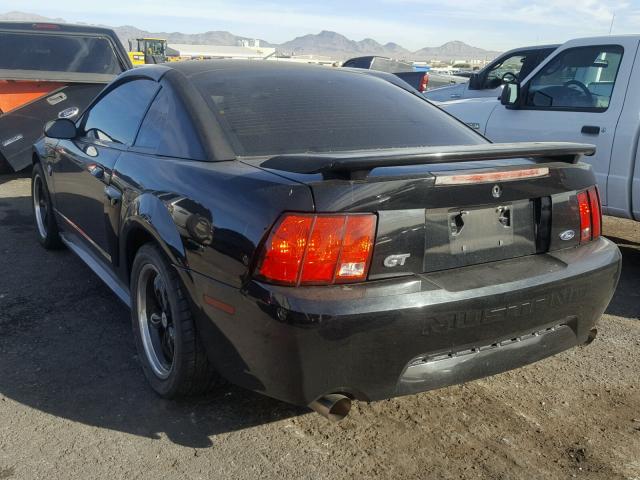 1FAFP42X14F102990 - 2004 FORD MUSTANG GT BLACK photo 3