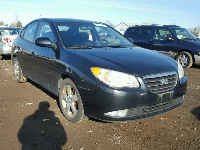 KMHDU46D98U365171 - 2008 HYUNDAI ELANTRA GL BLACK photo 1