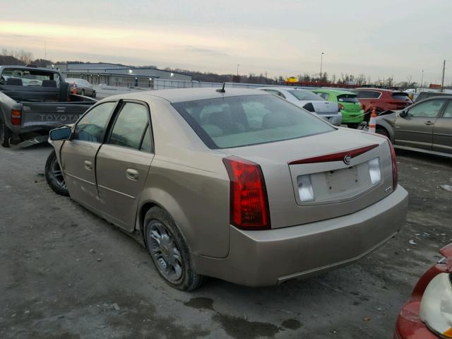 1G6DP577560144202 - 2006 CADILLAC CTS HI FEA GOLD photo 3