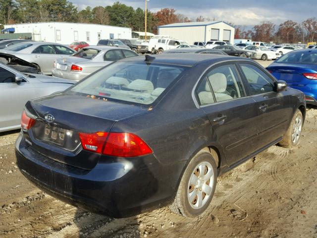 KNAGG4A83A5424652 - 2010 KIA OPTIMA LX GRAY photo 4