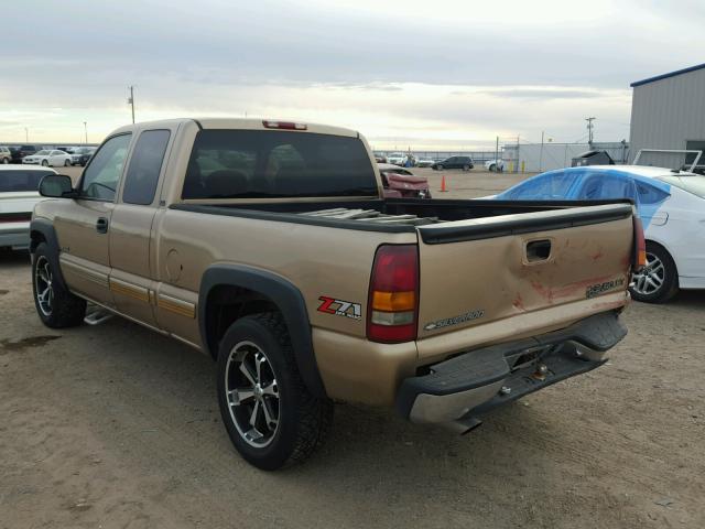 2GCEK19T511260967 - 2001 CHEVROLET SILVERADO GOLD photo 3