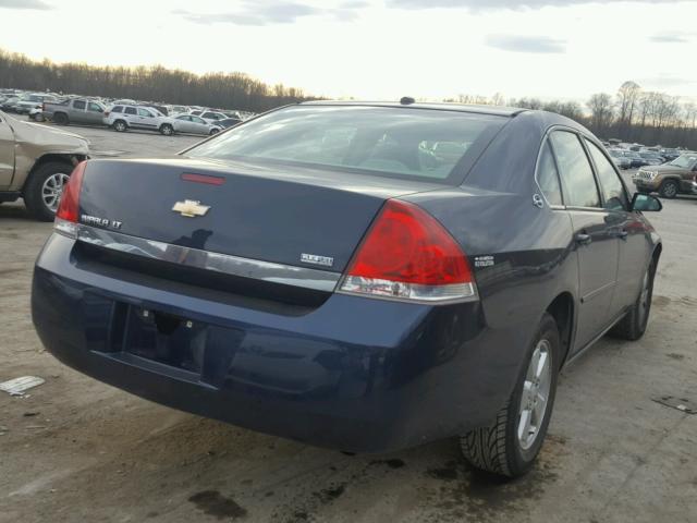 2G1WT58KX79285237 - 2007 CHEVROLET IMPALA LT BLUE photo 4