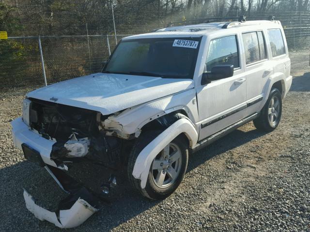 1J8HG48P77C655006 - 2007 JEEP COMMANDER WHITE photo 2