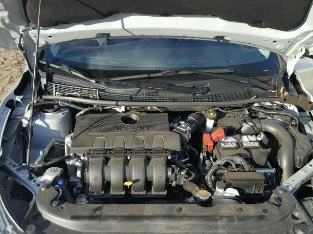 3N1AB7APXGL643913 - 2016 NISSAN SENTRA S SILVER photo 7