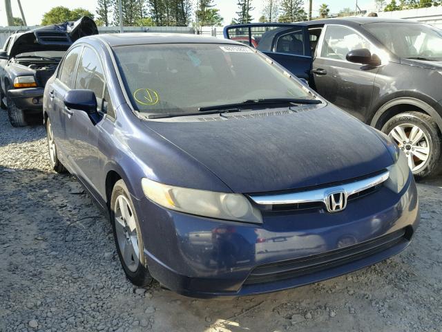 1HGFA16837L109430 - 2007 HONDA CIVIC EX BLUE photo 1