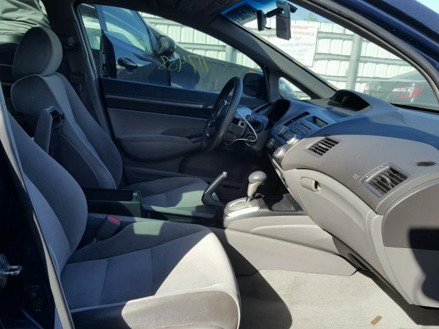 1HGFA16837L109430 - 2007 HONDA CIVIC EX 蓝色 照片 5