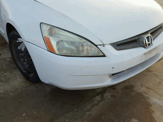 1HGCM66364A036928 - 2004 HONDA ACCORD LX WHITE photo 9