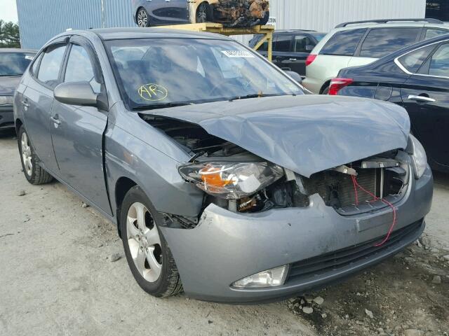 KMHDU46D19U791907 - 2009 HYUNDAI ELANTRA GL GRAY photo 1