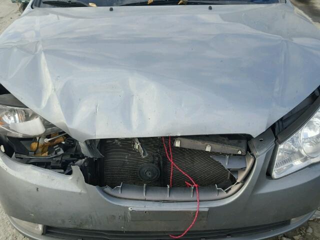 KMHDU46D19U791907 - 2009 HYUNDAI ELANTRA GL GRAY photo 7