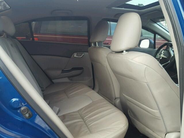 2HGFB2F98CH567628 - 2012 HONDA CIVIC EXL BLUE photo 6