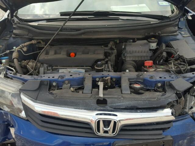 2HGFB2F98CH567628 - 2012 HONDA CIVIC EXL BLUE photo 7