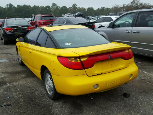 1G8ZY127X1Z299357 - 2001 SATURN SC2 YELLOW photo 3