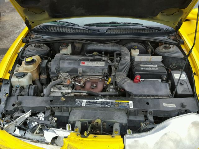 1G8ZY127X1Z299357 - 2001 SATURN SC2 YELLOW photo 7